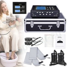 Body Detox Maschine Ion Array Fu&szlig;bad Spa Reinigen Ionic Taillengurt Entgift DHL