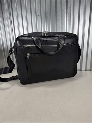 TUMI 'Arrive' Black Nylon Sawyer Briefcase - 255002D2 | eBay