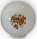 Vintage Milk Glass Floral Globe Shade for Pendant or Ceiling Light Fixture
