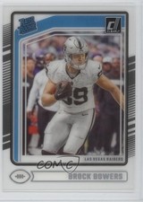 2024 Panini Clearly Donruss Rated Rookie Brock Bowers #57 1e96