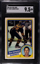 1984-85 O-PEE-CHEE DAVE ANDREYCHUK ROOKIE SGC 9.5 BUFFALO SABRES POP 1 N0 HIGHER