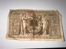 🇩🇪 German 1000 Mark Reichsbanknote 21 April 1910 Berlin -60-E