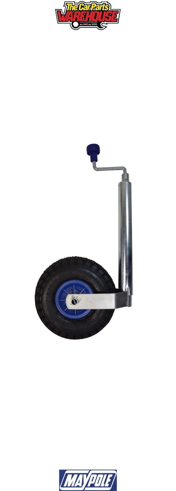 Maypole 437 48mm 100Kg Pneumatic Telescopic Jockey Wheel