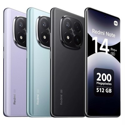 Xiaomi Redmi Note 14 Pro Plus 5G Smartphone 12GB+512GB 6,67'' AMOLED 200MP NFC