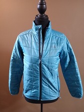 L.L. Bean Quilted Blue Jacket M 10-12 Unisex Kids Zip Winter Fall Spring