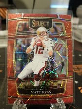 2022 Panini Select Draft Picks - Concourse Matt Ryan #78 Red Lazer Prizm