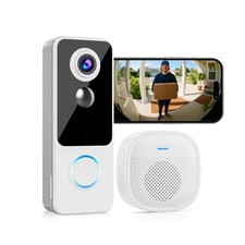 Doorbell Camera Wireless,2K FHD Head-to-Toe Video, no Subscription,... Fast Ship