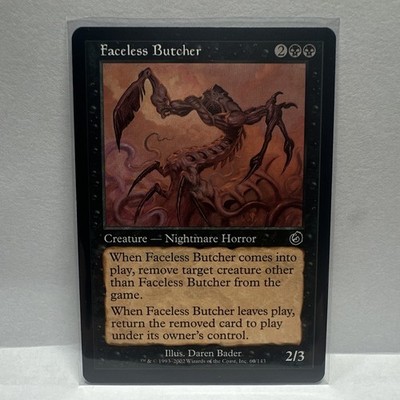 Wizards of the Coast Faceless Butcher - Torment 60/143 Uncommon Black