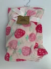 RARE HTF NWT Dreamgro Dream Gro Pink Strawberry Plush Baby Girls Blanket Lovey