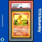 1999 POKEMON BASE SET SHADOWLESS #46/102 CHARMANDER PSA 7