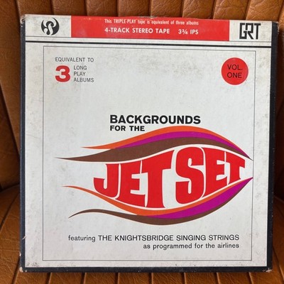BACKGROUNDS FOR THE JET SET REEL TO REEL TAPE KNIGHTSBRIDGE SINGING STRINGS GRT