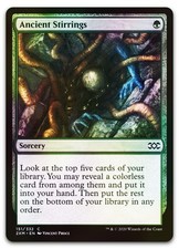 Ancient Stirrings #151 (Foil) (NM) Double Masters 2XM Magic MTG