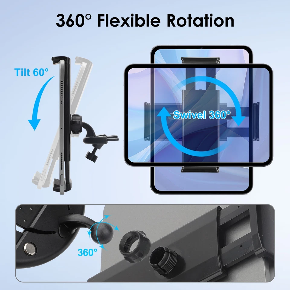 Universal Adjust Car CD Slot Tablet/Phone Mount Holder for 8-10" iPad/Galaxy Tab - Image 4 of 4