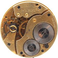 1912 WALTHAM POCKET WATCH MOVEMENT 18373630 GRADE: TRAVELER 16s 7j FI2 