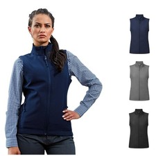 Womens Softshell Gilet Ladies Fleece Bodywarmer Water Resistant Vest Jacket