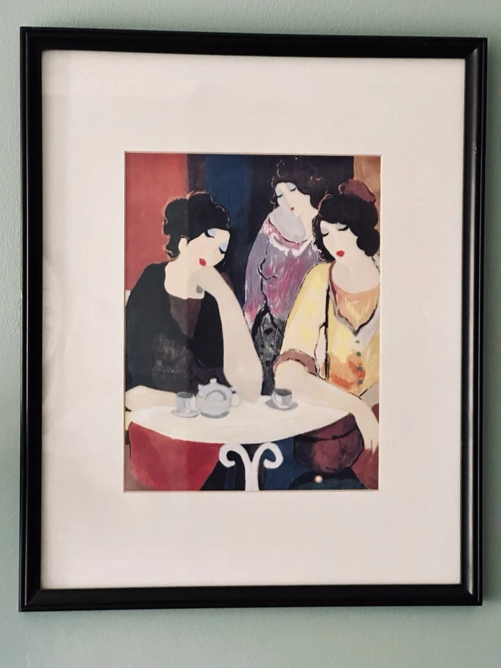 Impresión mate y enmarcada Itzchak Tarkay Tea Time Foto 2 de 4