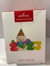Hallmark 2023 Keepsake - Sweet Decade - 4th in series Christmas Ornament