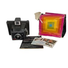 Vintage Polaroid Square Shooter Land Camera w Box Type 88 Film Untested