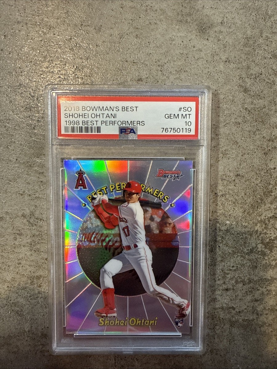 大谷翔平 2018 Bowman's Best 1998 Performers Shohei Ohtani 2018 Bowman's Best 98 Best Performers