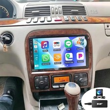 DAB+ 9" Android15 Autoradio GPS Navi WiFi BT KAM für Mercedes Benz S-Klasse W220 DAB+ 9" Android15 Autoradio GPS Navi WiFi BT KAM für Mercedes Benz S-Klasse W220