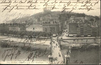 Lyon France le Pont Rue Octavia May
