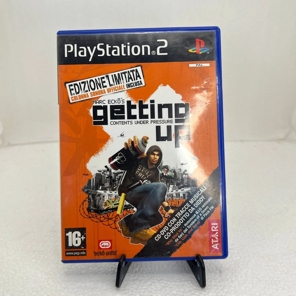Marc Ecko's Getting Up Ps2 Playstation 2 edizione limitata Sony PAL ITA No CIB - Immagine 2 di 4