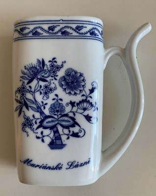Kur-Schnabeltasse Kurbecher Kurtasse Marienbad Karlsbad Zwiebelmuster