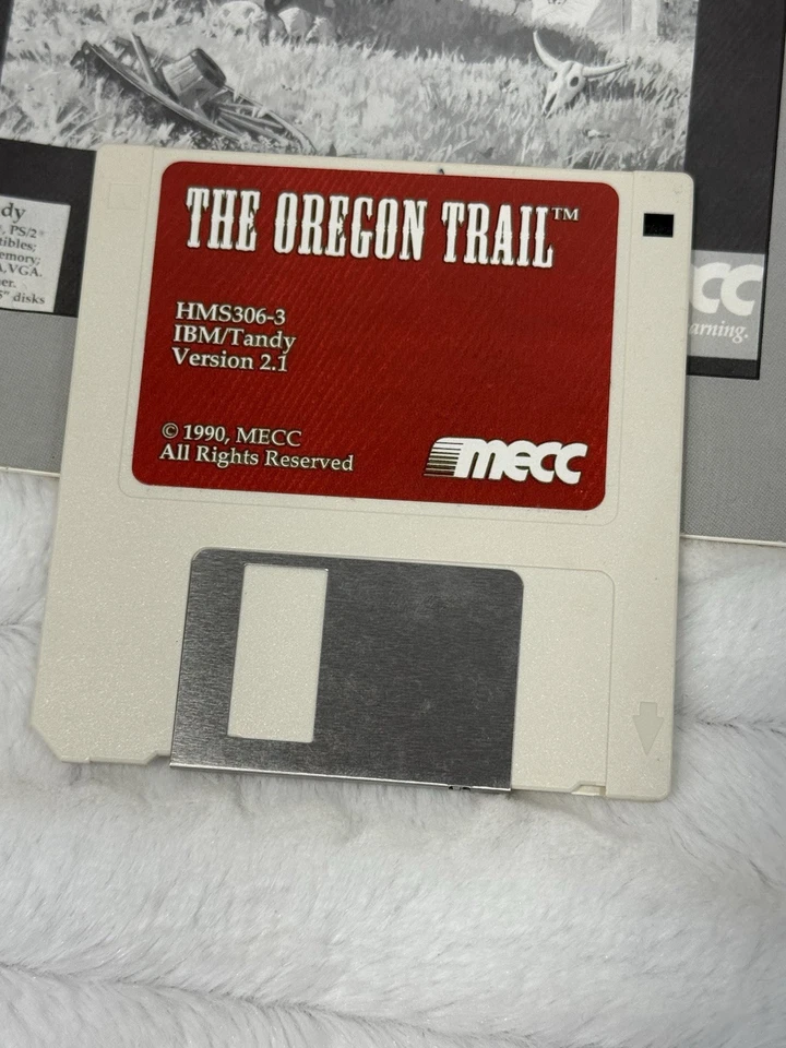 Vintage IBM Software The Oregon Trail (PC, DOS) MECC Big Box 5.25 & 3.5 Media - Image 3 of 4