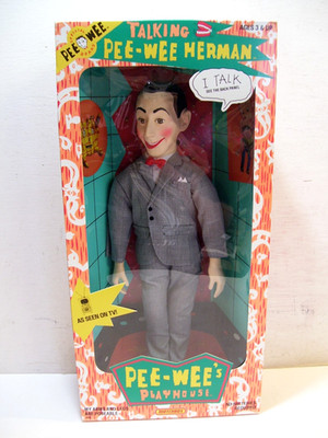 Matchbox Talking Pee Wee Herman Vintage 1987 in Box nMINT Pee Wees Playhouse