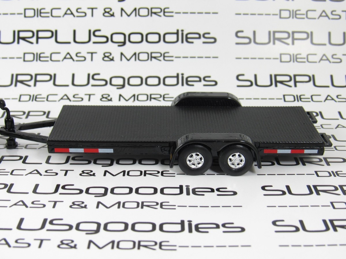 Greenlight Black 2023 DODGE RAM 3500 Flatbed Dually Pickup w/Open