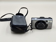 Canon Sure Shot 105 Zoom S AF 35mm Film Camera Point  Shoot -Silver Works Great