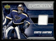 2006-07 Upper Deck Game Jerseys Curtis Sanford St. Louis Blues #J-CS