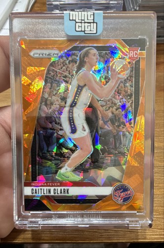 2024 Panini Prizm WNBA - Caitlin Clark #22 Orange Ice Prizm (RC)