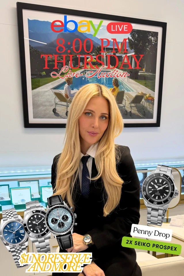 GET WATCHED LIVE! WATCHES NO RESERVE! ROLEXES & PENNY DROP DEALS 🚨