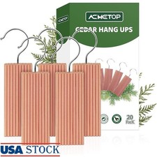 Cedar Blocks Freshener Moisture Absorber Odor Eliminator 20 Pack Closet New