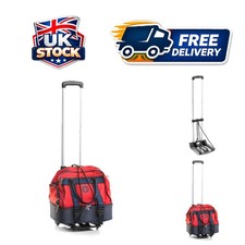 Stylish Red FOLD FLAT TROLLEY B6469 - Efficiently Transport Your Bowling Gear