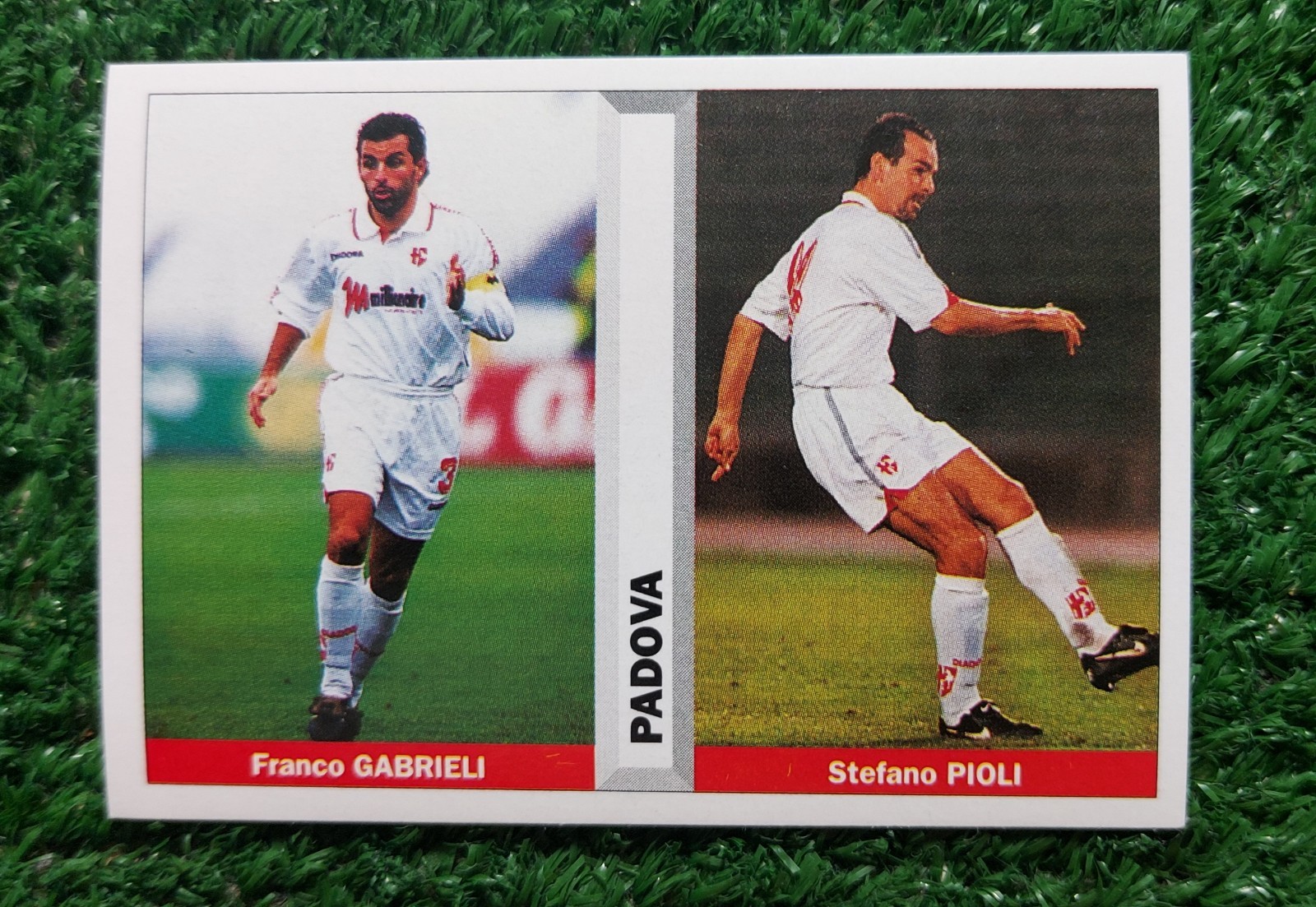 FIGURINA PIANETA CALCIO 96/97 DS PADOVA 459 GABRIELI PIOLI STICKER 1997⚽️