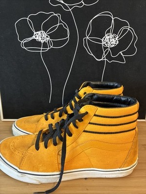 Vans Off The Wall Shoes Yellow Men s Size 11 Lightly Worn