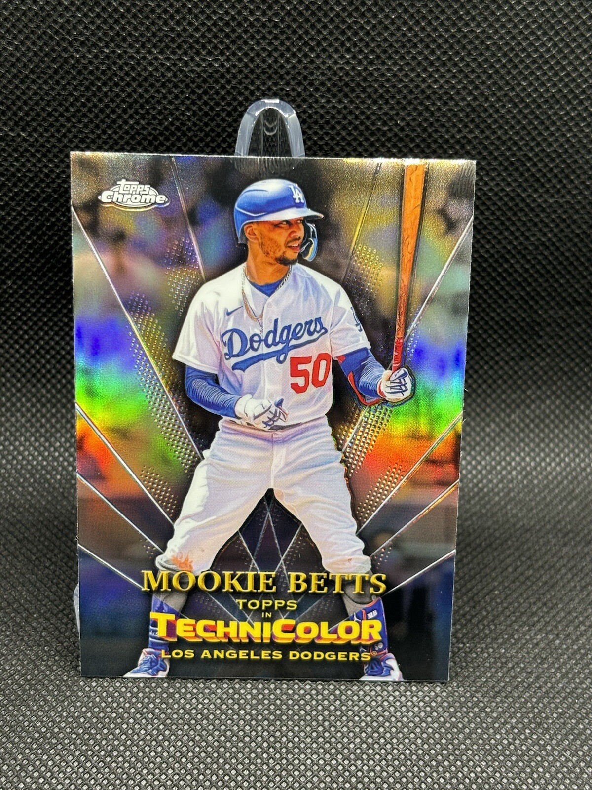 2023 Topps Chrome Mookie Betts Technicolor Insert TT-22 Los Angeles Dodgers