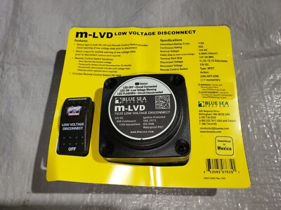 Blue Sea 7635 Marine m-LVD Low Voltage Disconnect
