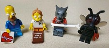 Lego Minifigures Simpsons Series 2 / Series 14 Lot Of 4 Mixed Series