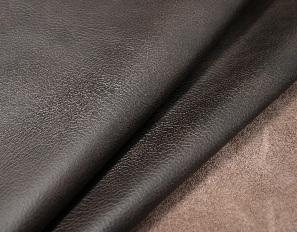 LEDERVERSAND BERLIN Büffelleder "Alpi" tabac (braun) antik Vintage-Optik 1,2-1,4 mm Lederreste #w25