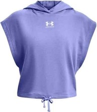 Women's Under Armour Rival Terry sleeveless Hoodie Purple size S