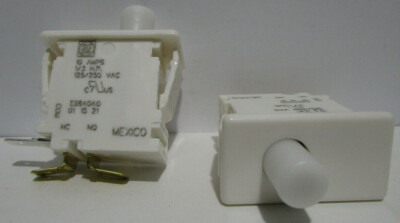Lot of 3 Cherry E694OAO Panel Mount Snap Switches, 10amp 1/3 horse 125/250 VAC