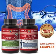 Kill Parasites - ANTI PARASITE COMPLEX CANDIDA AWAY Body Cleanse 1 1 Bottles