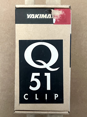 Paire De Clips Yakima Q51 – Fixation Pour Porte-vélos De Toit – Noir