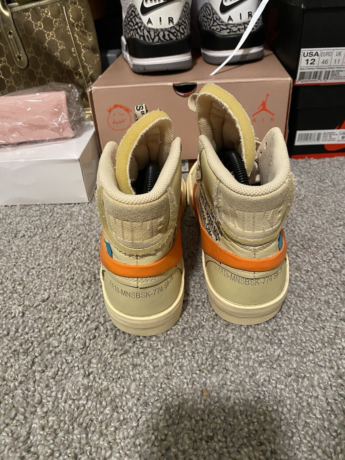 OFF WHITE X NIKE Taglia 6 5 Nike Off White x Blazer Mid All Hallows Eve