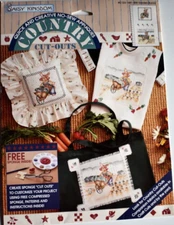 DAISY KINGDOM GARDEN BUNNY  COUNTRY APPLIQUE CUT-OUTS  VINTAGE  NEW