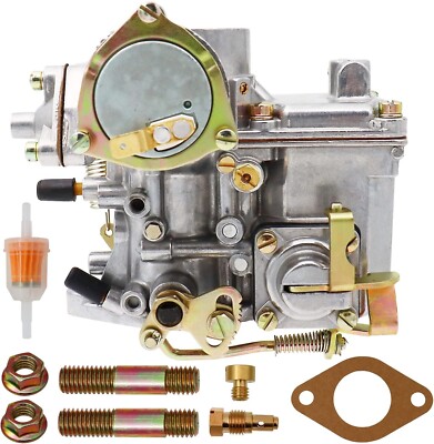 Carburetor 34 PICT-3 for VW Beetles Super Beetles 1971-1979 Dual Port 1600Cc Eng
