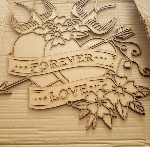 Large 3D wooden Viking Norse Thor Hammer Sign Wall Door Hanging Plaque unpainted - Picture 10 of 10